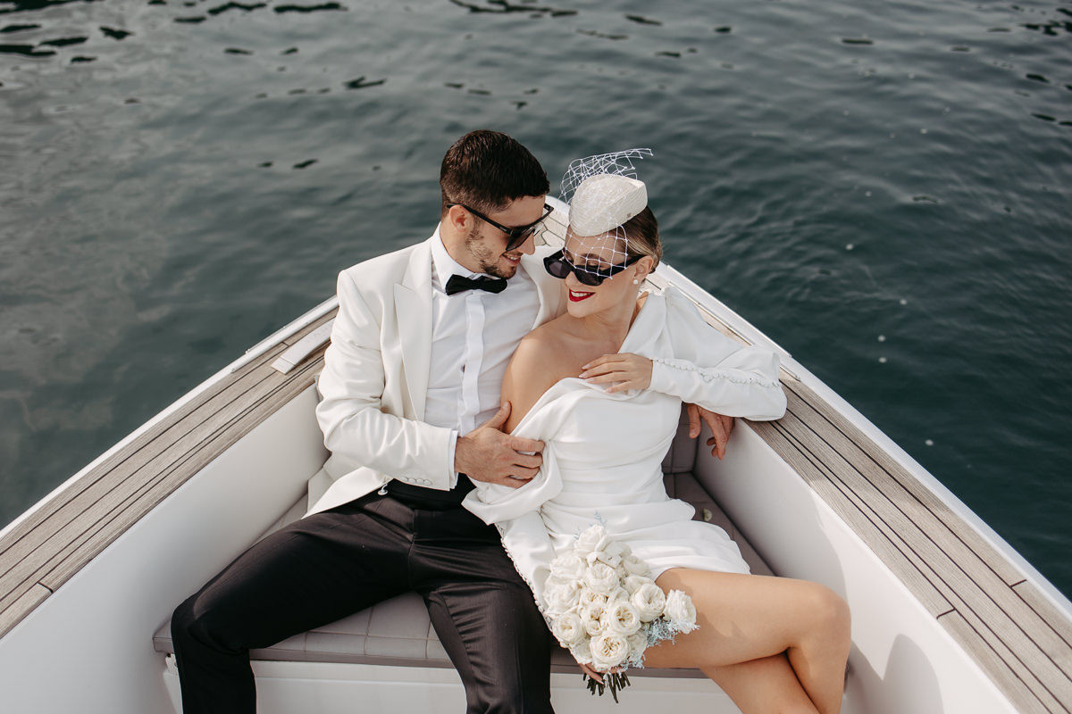 Hochzeit am Boot