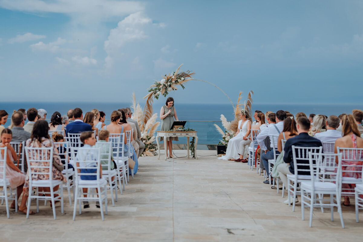 Hochzeit in Kroatien mit Meerblick