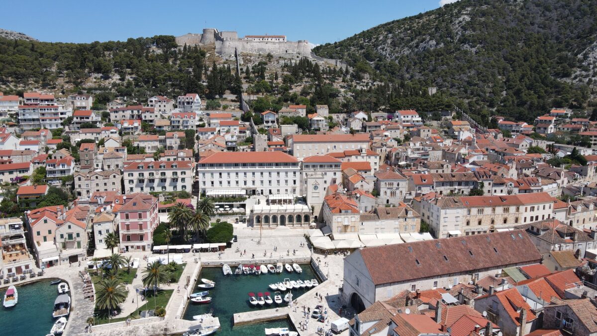 Hochzeit auf Hvar auf einer Festung