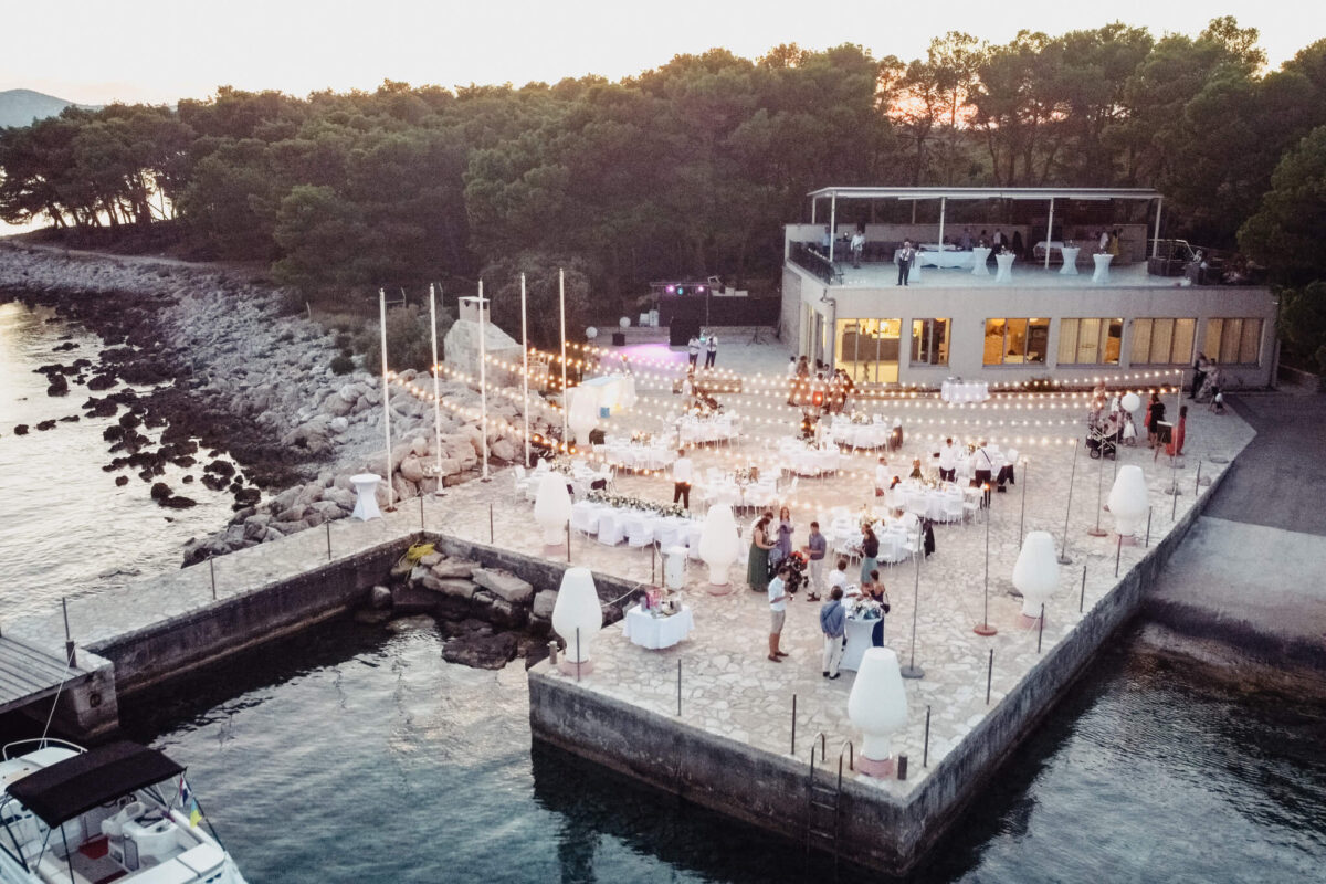 Hochzeit am Meer in Kroatien