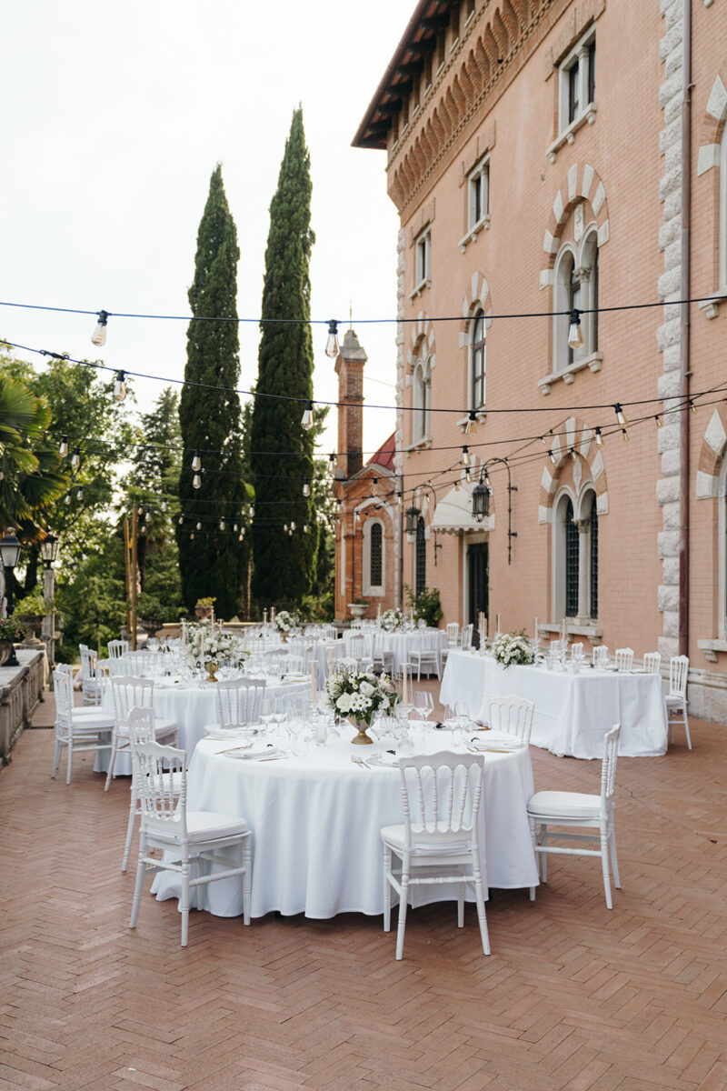 Hochzeit im Schloss in Friaul